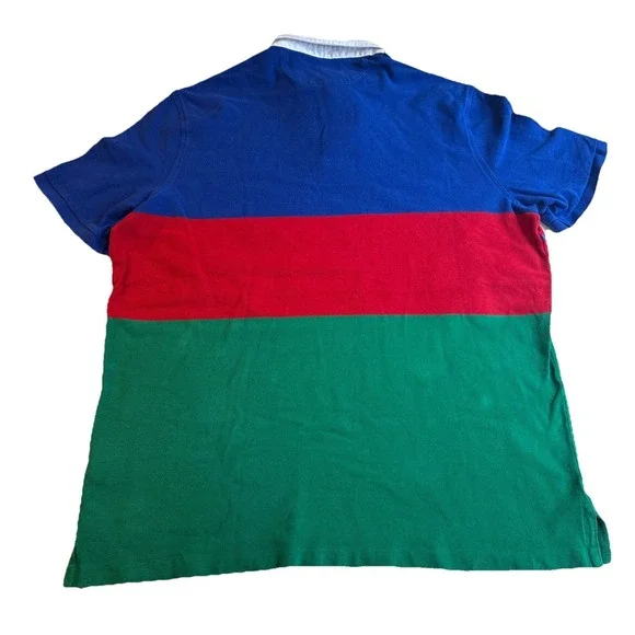 Vintage POLO RALPH LAUREN Rugby Polo Rafting Club HI TECH Men's XL Y2K Sporty - Picture 7 of 7